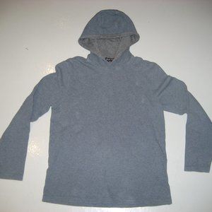 MICHAEL Michael Kors Blue Grey Hoodie Pullover Sweatshirt Size XL Long Sleeve